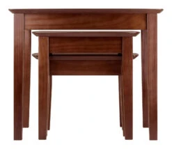 Winsome Solid Wood 3-Piece Nesting Table - Antique Walnut 14 Winsome Solid Wood 3-Piece Nesting Table - Antique Walnut -Olsberg shop bfd6c20bce02425baa9d26aa6a1647a7