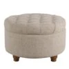 Fabric Upholstered Wooden Ottoman With Tufted Lift Off Lid Storage, Beige-Benzara 1 Fabric Upholstered Wooden Ottoman With Tufted Lift Off Lid Storage, Beige-Benzara -Olsberg shop c0a3392364a34e4b81ade2cd9f287d65