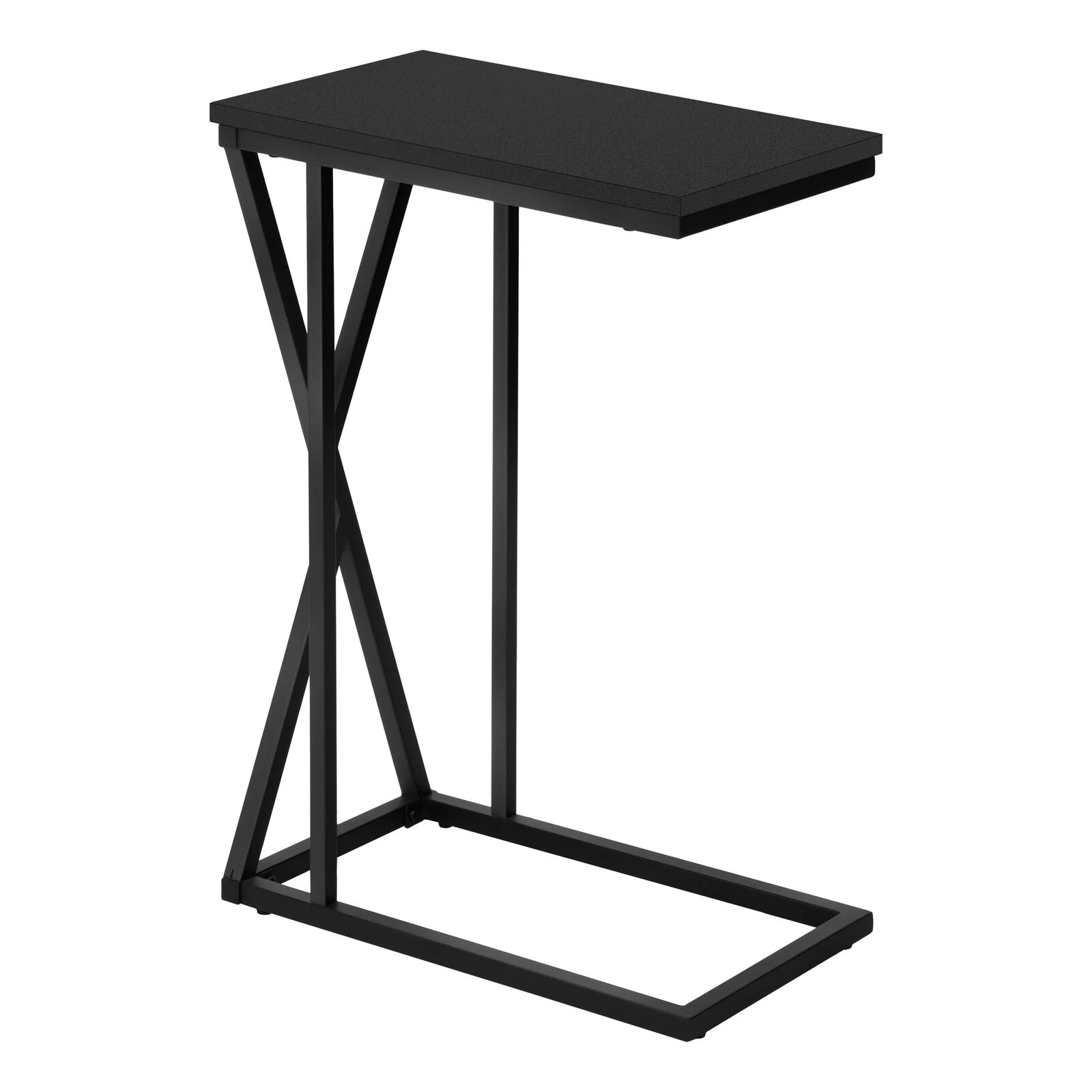 Monarch Specialties I 3247 Accent Table, C-shaped, End, Side, Snack, Living Room, Bedroom, Metal, Laminate, Black, Contemporary, Modern 3 Monarch Specialties I 3247 Accent Table, C-shaped, End, Side, Snack, Living Room, Bedroom, Metal, Laminate, Black, Contemporary, Modern