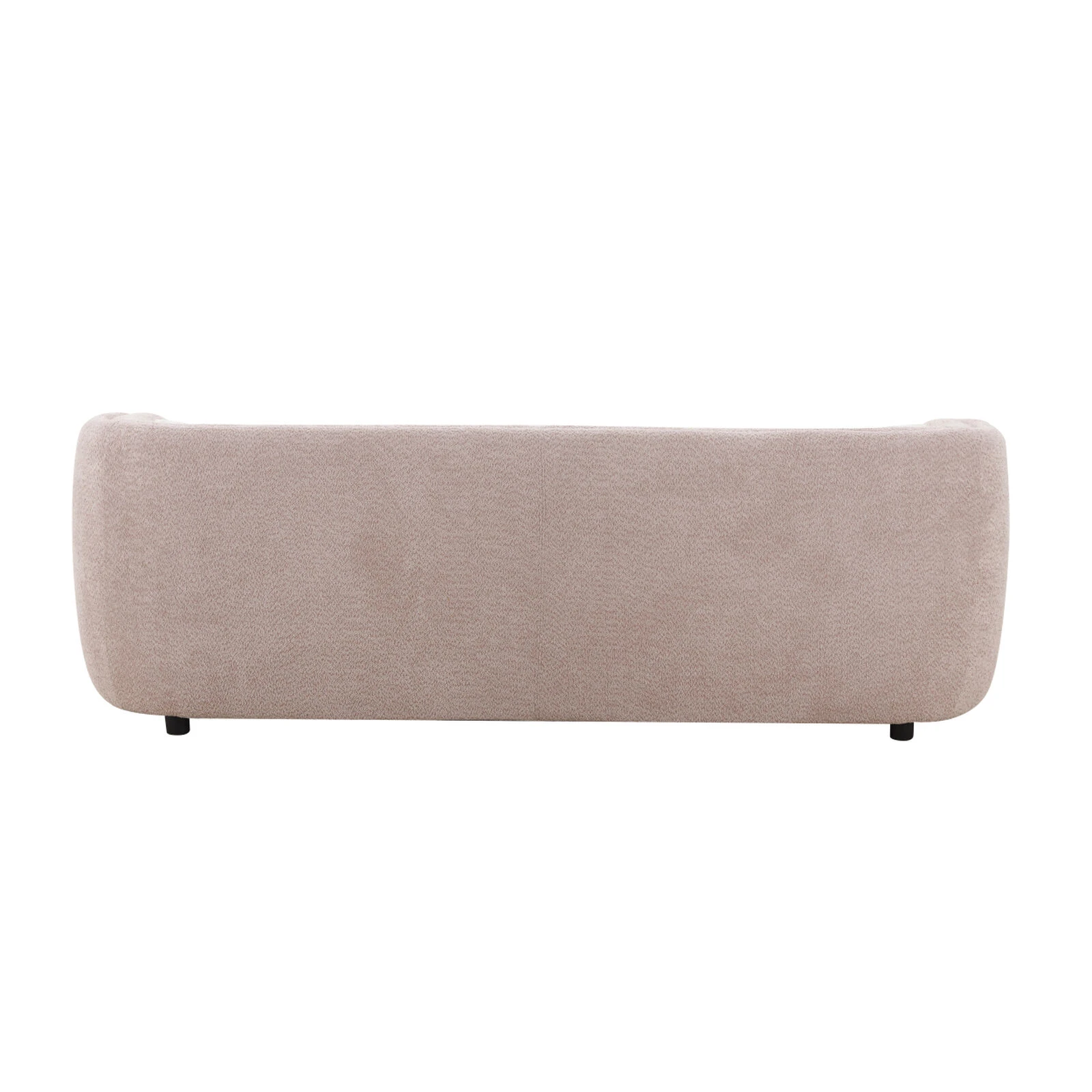 90.6" Mid Century Modern Curved Sofa Counch Living Room Sofa, PINK 7 90.6" Mid Century Modern Curved Sofa Counch Living Room Sofa, PINK - Image 5