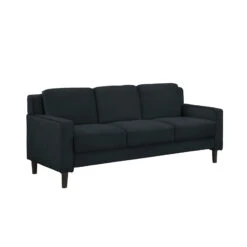 77.16" Sofa Couch For Living Room Black Velvet 14 77.16" Sofa Couch For Living Room Black Velvet -Olsberg shop cc5523798d374f329038de889e4edc06