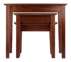 Winsome Solid Wood 3-Piece Nesting Table - Antique Walnut 12 Winsome Solid Wood 3-Piece Nesting Table - Antique Walnut -Olsberg shop cd188d8d2e41404a982a0956da04eb53