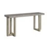 Lizi 67 Inch Sofa Console Table, Hand Applied Faux Concrete Finish, Gray-Benzara -Olsberg shop cfeb02125ff64b9b846588077befd832