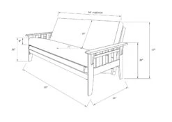 Tucson Futon Frame -Olsberg shop d347bc63a34942d5b806781780937962 2