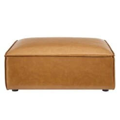 Restore Vegan Leather Ottoman Brown EEI-4496-TAN 12 Restore Vegan Leather Ottoman Brown EEI-4496-TAN -Olsberg shop d3cea12f8a6b4f07a00ef2bbee607c53