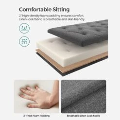 BreeBe Storage Ottoman Bench 10 BreeBe Storage Ottoman Bench -Olsberg shop d62e23ccc5284c3bafe93e88cd992bcb