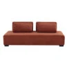 One-Piece Morden Sofa Counch 3-Seater Minimalist Sofa For Living Room Lounge Home Office Orange -Olsberg shop da58b57f32664cc18dfb612b8e95c438