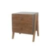 Wooden Side Table With 2 Drawers And A Shape Legs, Brown And Gray- Benzara 2 Wooden Side Table With 2 Drawers And A Shape Legs, Brown And Gray- Benzara -Olsberg shop dca158abb92a485599347e9a4fe5cc78