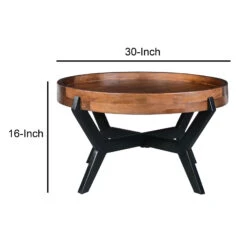 Industrial Acacia Wood Tray Coffee Table 18 Industrial Acacia Wood Tray Coffee Table -Olsberg shop e025bed7d11a458d97b4fb6054fc640c