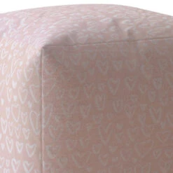 Homezia 17" Pink Cotton Abstract Pouf Ottoman 10 Homezia 17" Pink Cotton Abstract Pouf Ottoman -Olsberg shop e186ff0a4f68466ba6bcc56ba54c740b