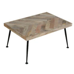 Herringbone Mango Wood Coffee Table 14 Herringbone Mango Wood Coffee Table -Olsberg shop e1d2efef3d0d4a3f9362c17f903acb57