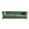 Modern Tufted Velvet Sofa 87.4 Inch For Living Room Mint Green Color 1 Modern Tufted Velvet Sofa 87.4 Inch For Living Room Mint Green Color -Olsberg shop e4c374c6860f456abe7806aa34c7a2e1