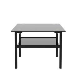 Black Glass Coffee Table, Modern And Simple, Black Living Room Coffee Table, Side Table 12 Black Glass Coffee Table, Modern And Simple, Black Living Room Coffee Table, Side Table -Olsberg shop e5b977b995374d4aa0f4c150183afee0