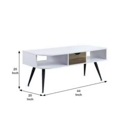 Coffee Table With Melamine Paper Veneer Top And 1 Drawer -Olsberg shop eeabdcaf3c0443068d26c95a5eb62022