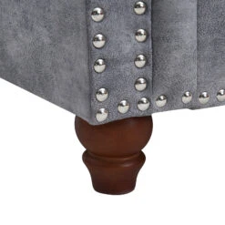 Classic Traditional Living Room Upholstered Sofa With High-tech Fabric Surface/ Chesterfield Tufted Fabric Sofa Couch, Large-Grey 14 Classic Traditional Living Room Upholstered Sofa With High-tech Fabric Surface/ Chesterfield Tufted Fabric Sofa Couch, Large-Grey -Olsberg shop ef87a40aefde4cb880897f907a9c6f69