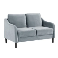 51.5" Loveseat Sofa Small Couch For Small Space For Living Room, Bedroom, Grey 14 51.5" Loveseat Sofa Small Couch For Small Space For Living Room, Bedroom, Grey -Olsberg shop f11e62d4cfb54a05b87cf610fa501814