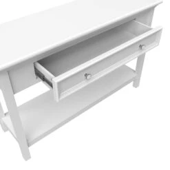 Modern Country Inspired Solid Wood Structure, Console Table With Drawer & Shelve, Timeless Design & Elegant With Embellish Details Featuring Unique Aesthetics By Bolivar Series. Paint Sprayed 11 Modern Country Inspired Solid Wood Structure, Console Table With Drawer & Shelve, Timeless Design & Elegant With Embellish Details Featuring Unique Aesthetics By Bolivar Series. Paint Sprayed -Olsberg shop f399bcc63a24409dbc1fa28839d7e161
