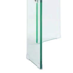 30 Inches Plectrum Top Coffee Table With Glass Legs, Gray-Benzara 10 30 Inches Plectrum Top Coffee Table With Glass Legs, Gray-Benzara -Olsberg shop f41d3f5c495141c5b68351d51df4d5bc