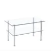 Clear Tempered Glass Coffee Table For Living Room - Sleek And Stylish Design 1 Clear Tempered Glass Coffee Table For Living Room - Sleek And Stylish Design -Olsberg shop f5bfb40995d4440da8165b02cdb1a7c4