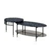 ACME Silas Nesting Coffee Table, Faux Marble Top & Black Finish 1 ACME Silas Nesting Coffee Table, Faux Marble Top & Black Finish -Olsberg shop f69b297cba29402ab06ab36abf32b09d