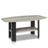 Furinno Simple Design Coffee Table Oak Grey & Black 16.25 X 35.5 X 21.5 In. 2 Furinno Simple Design Coffee Table Oak Grey & Black 16.25 X 35.5 X 21.5 In. -Olsberg shop f9845cf2b6ec4383885cf5219b9977ee