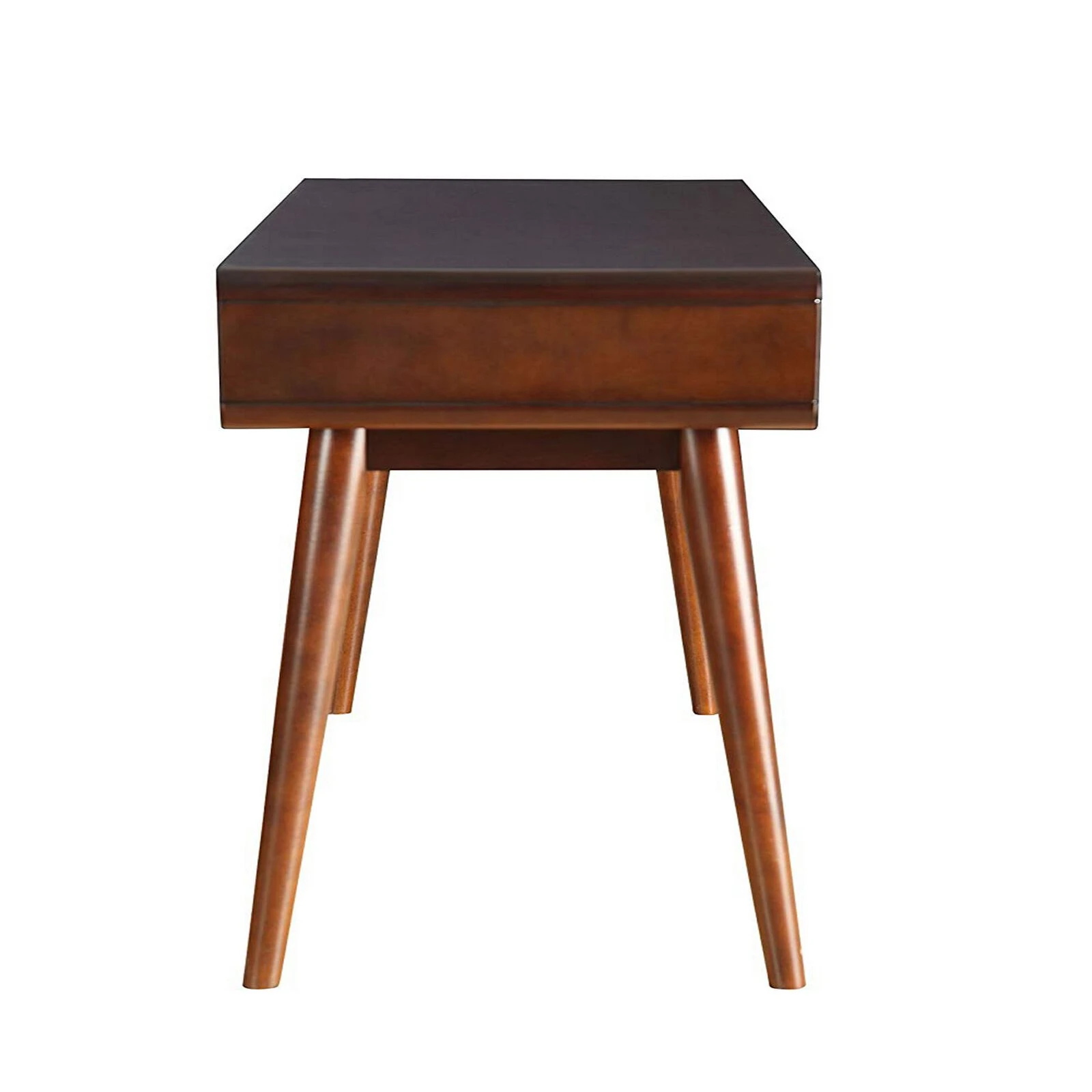 Beautiful Sofa Table With 2 Drawers, Espresso & White-Benzara 6 Beautiful Sofa Table With 2 Drawers, Espresso & White-Benzara - Image 4