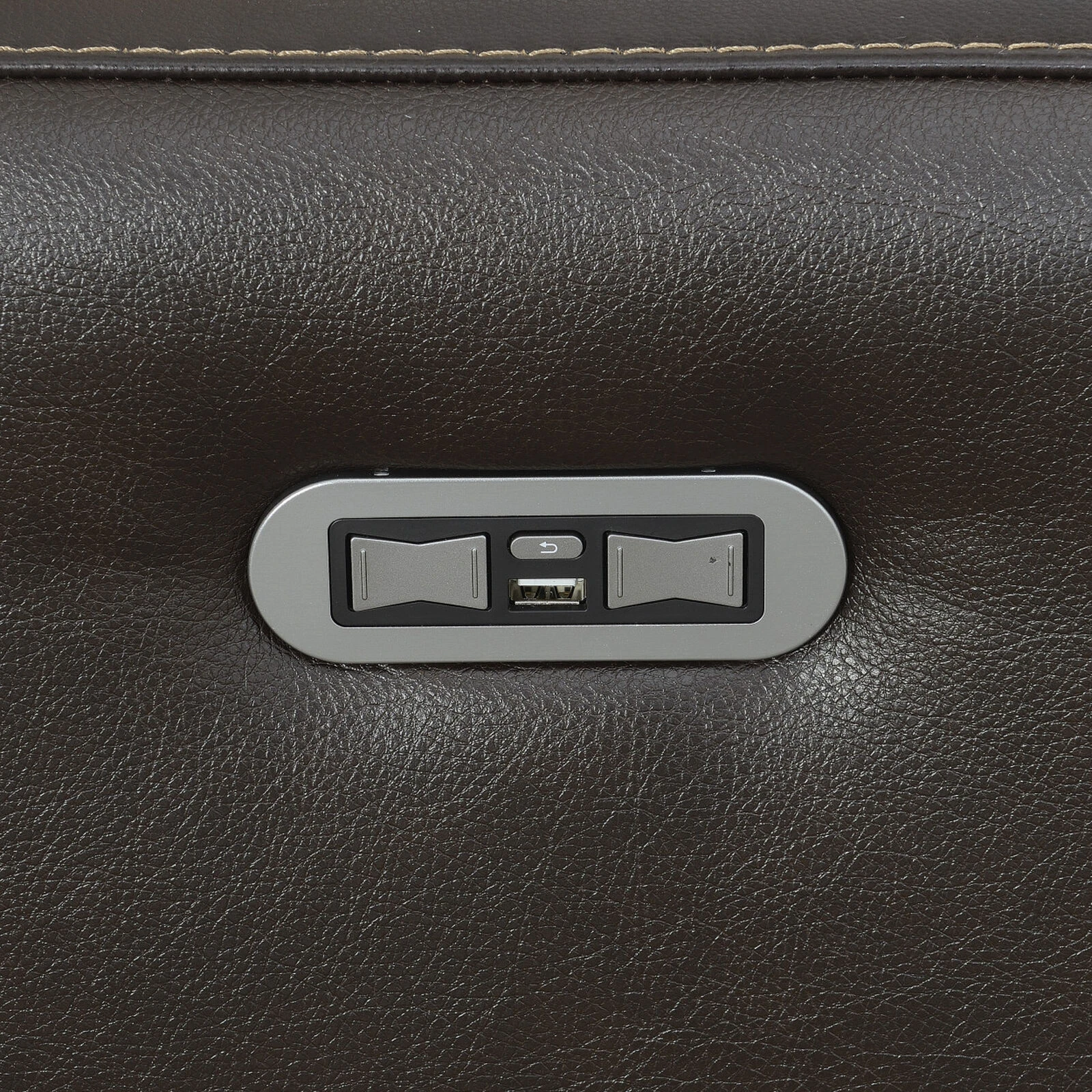 Luxury Power Reclining Sofa Recliner In Dark Brown Top-Grain Leather - Ultimate Comfort With Power Leg Rest And Articulating Headrest - Elegant And Relaxing Furniture For Living Room Or Home Theater 8 Luxury Power Reclining Sofa Recliner In Dark Brown Top-Grain Leather - Ultimate Comfort With Power Leg Rest And Articulating Headrest - Elegant And Relaxing Furniture For Living Room Or Home Theater - Image 6